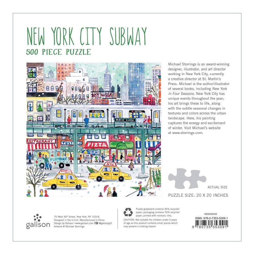 New York City Subway | 500 Piece Puzzle