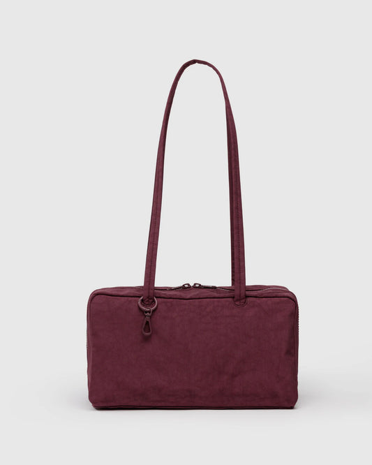 Nylon Bowler Bag | Mahogany