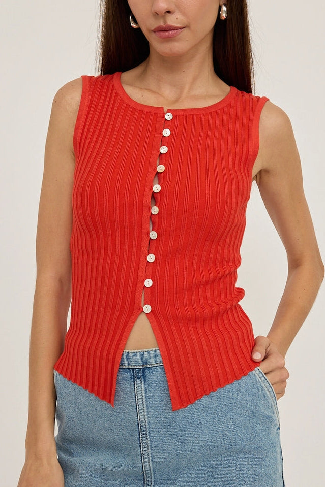 Play Nice Button Front Top