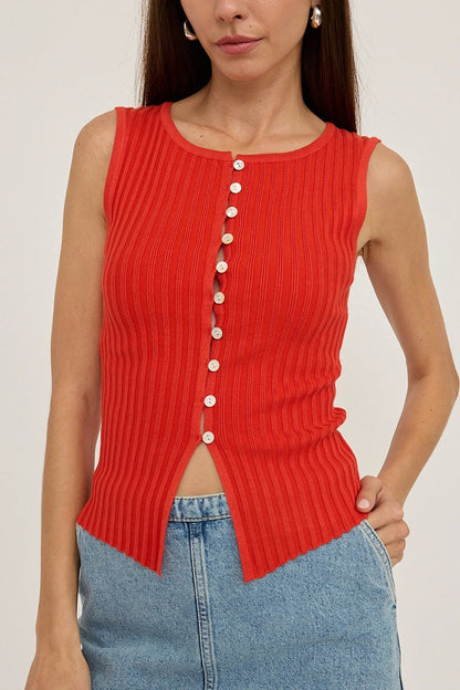 Play Nice Button Front Top