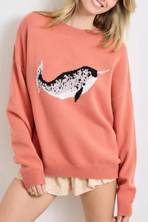 Bye Buddy Narwhal Sweater