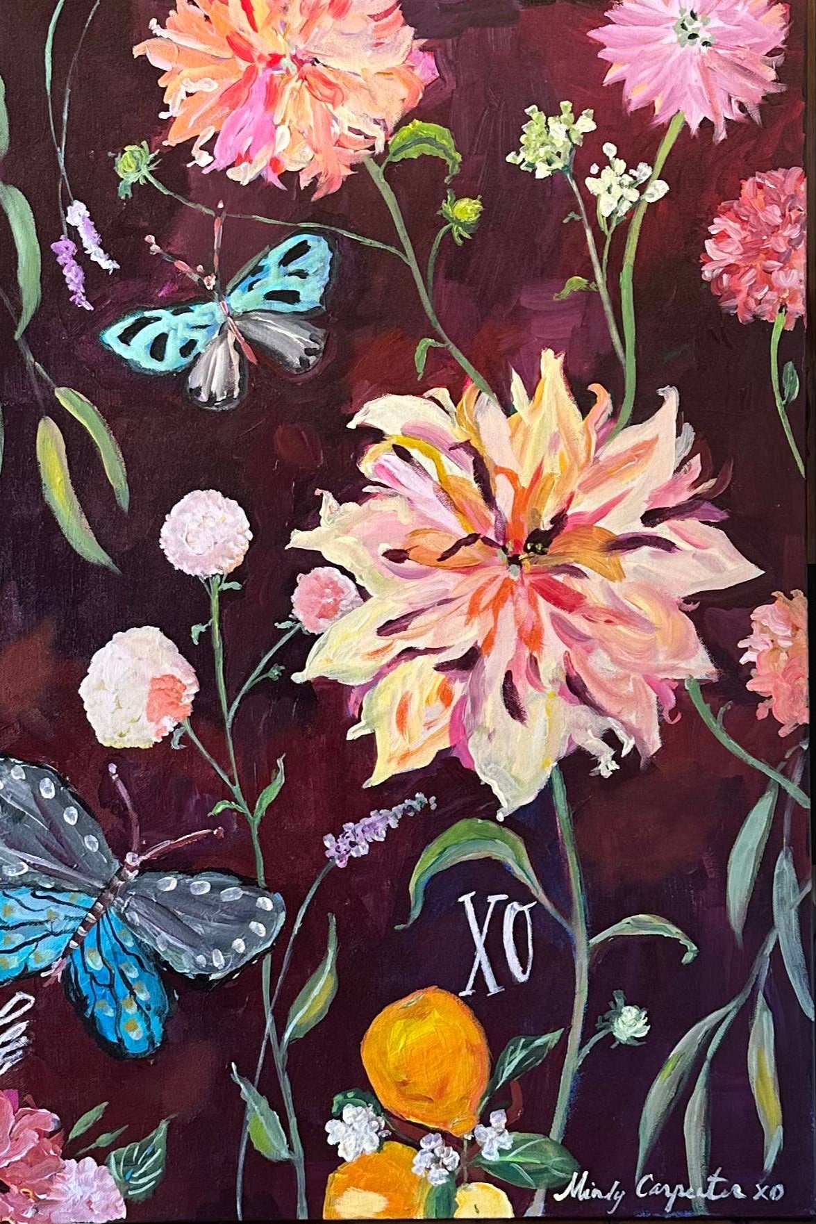 Dahlia Dreams Greeting Card