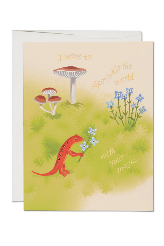 Gecko Magic Friendship card