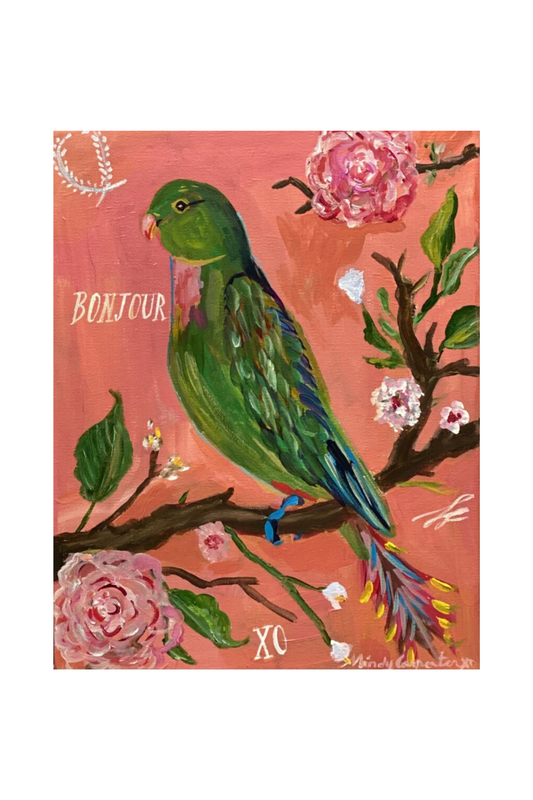 Bonjour Parakeet Card