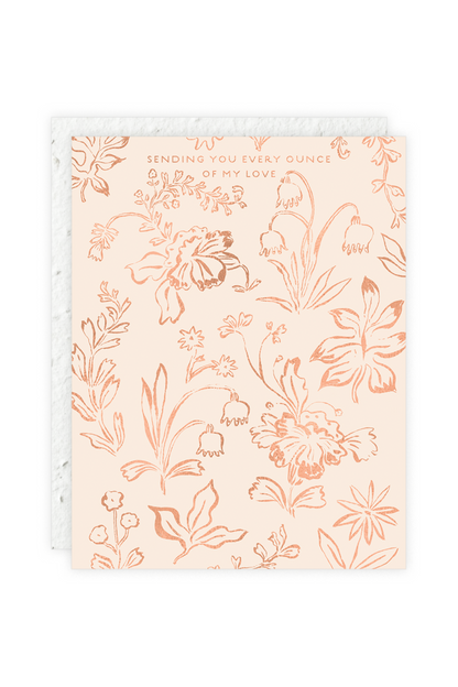 Ounce of Love Sympathy Card