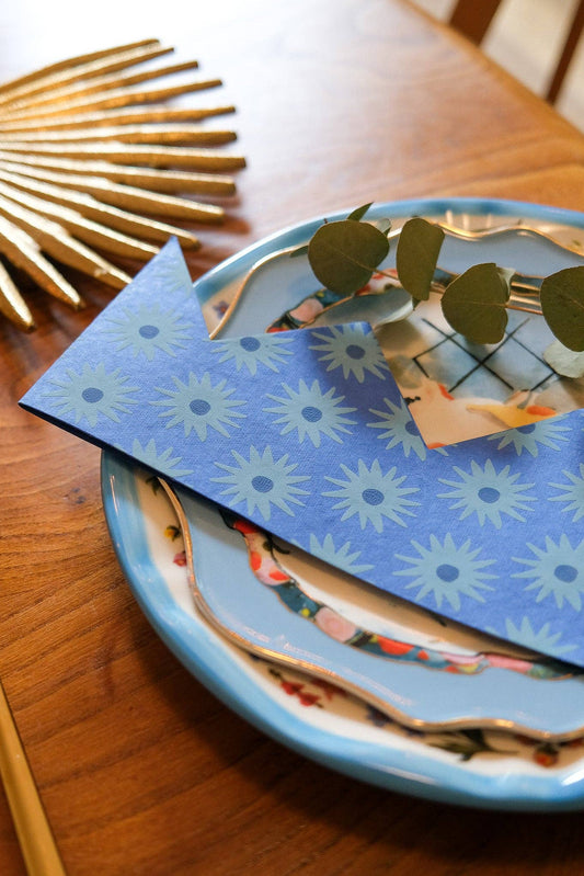 Blue Paper Crowns