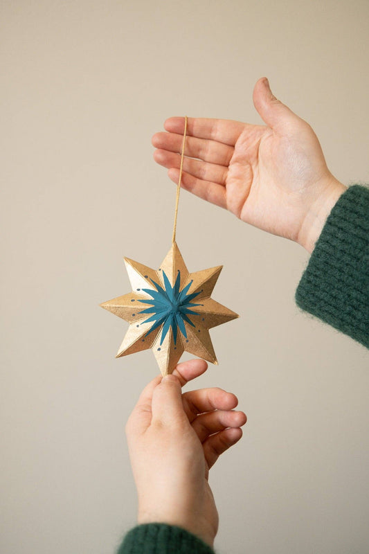 Golden Star Ornament