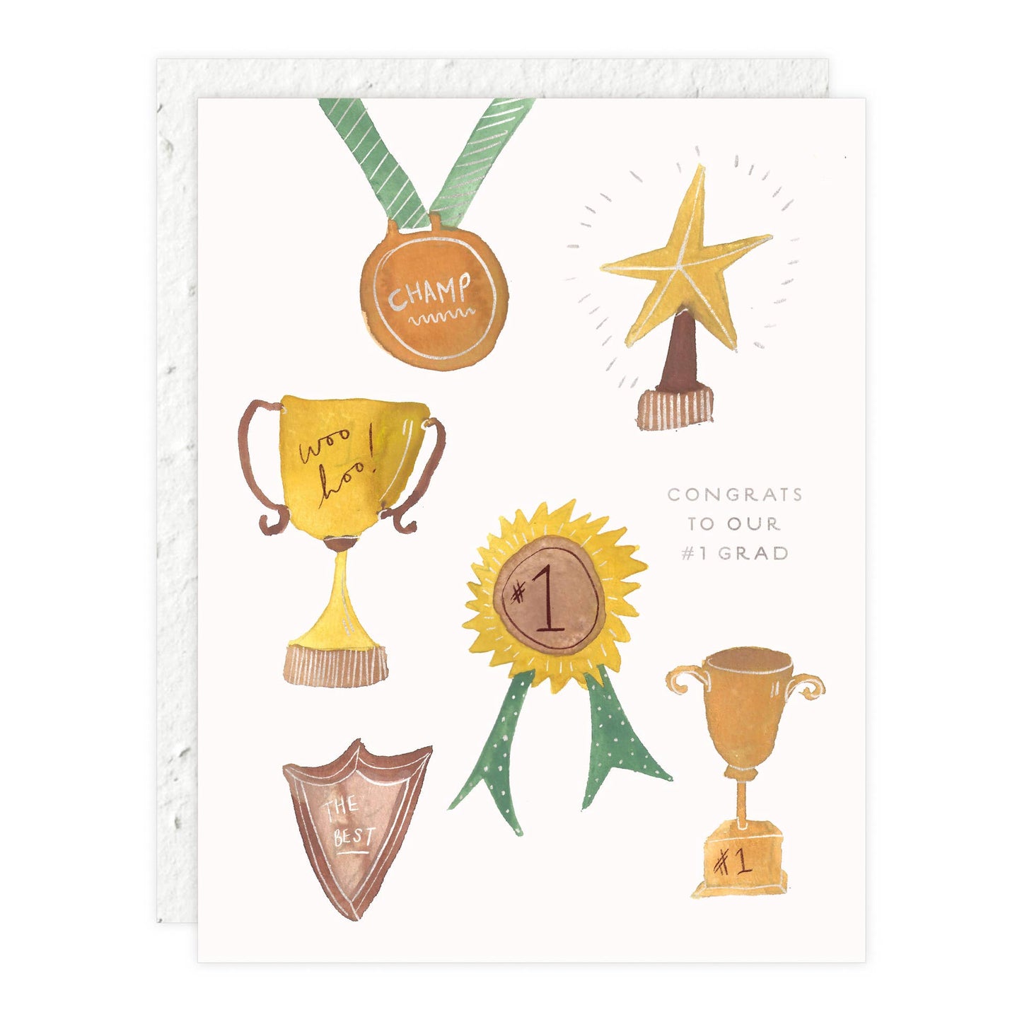 You're # 1 Graduation Card