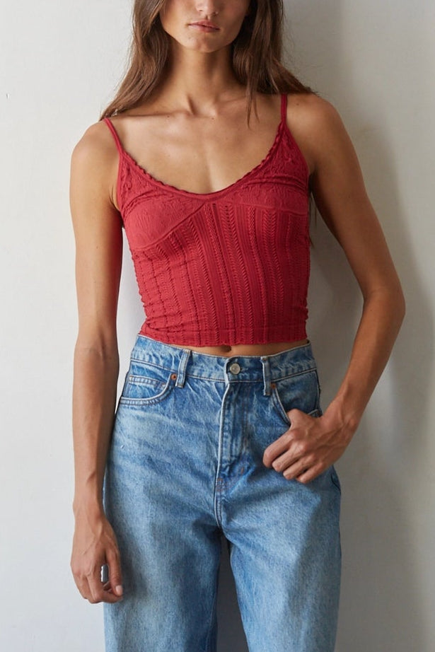 Seamless Patterned Brami | Sienna Red