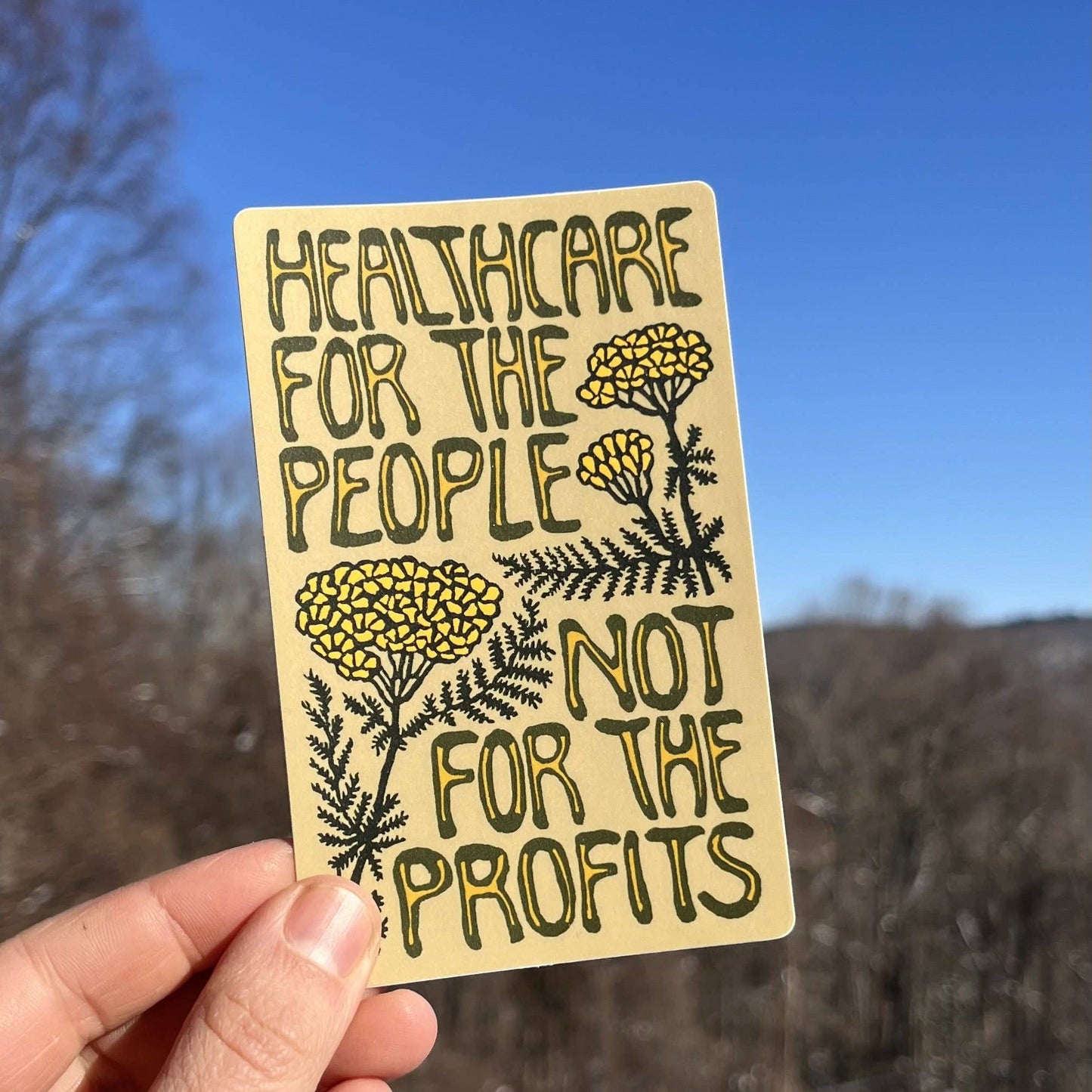 Healthcare for the People Sticker
