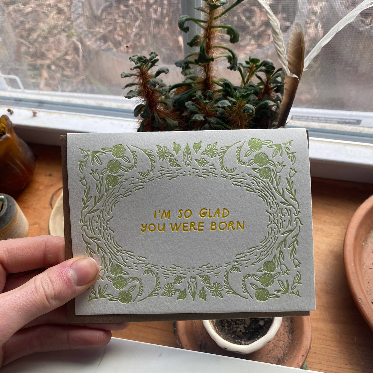 Glad Born Card
