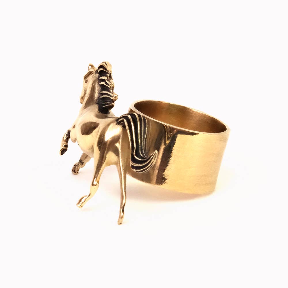 Brass Bandana Slide | Horses