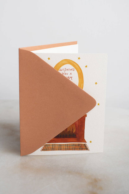 Wishing you a Warm & Cozy Birthday Card