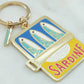 Tinned Fish Enamel Keychain