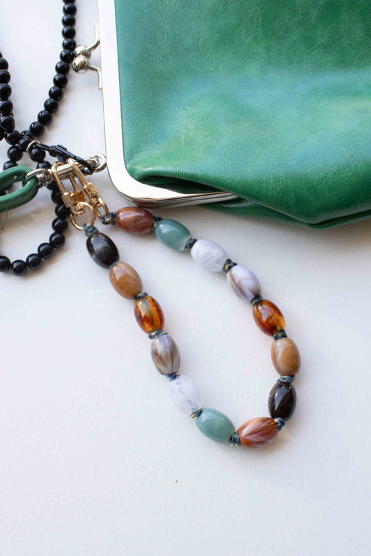 Bead Bag Charm | Natural