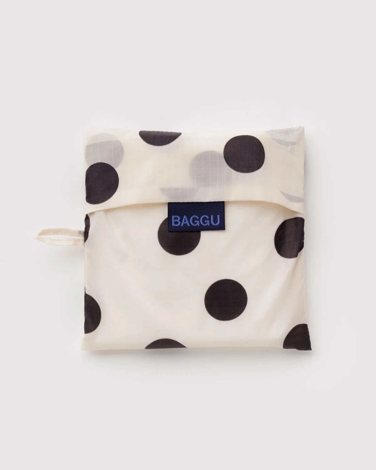 Big BAGGU | Cream and Black Polka Dot