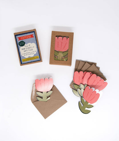 Blooming Flower Mini Cards | Box of 6
