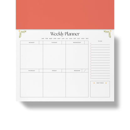 Weekly Undated Planner | Folklore Birds