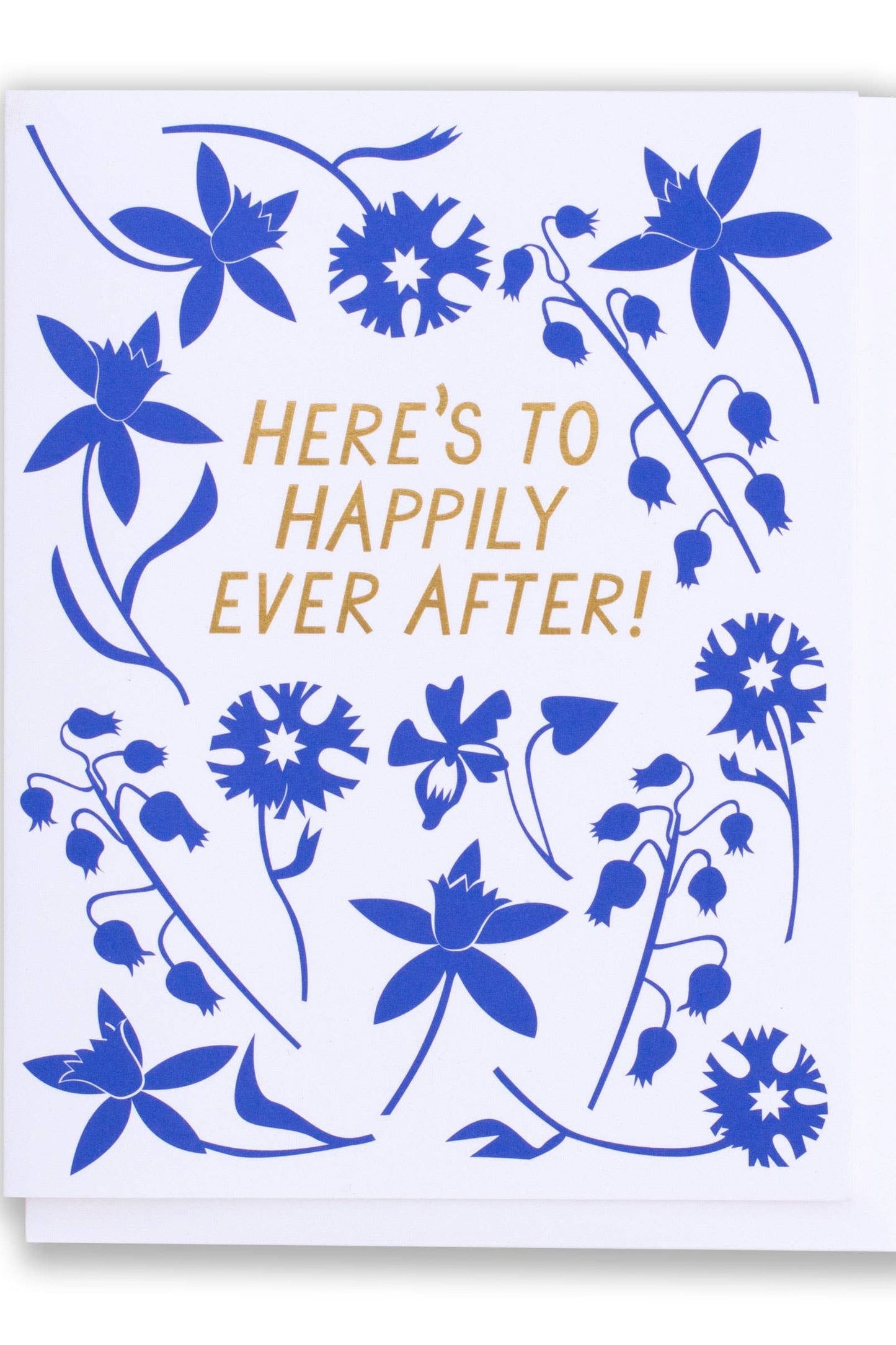 Happily Ever After Foil and Floral Card