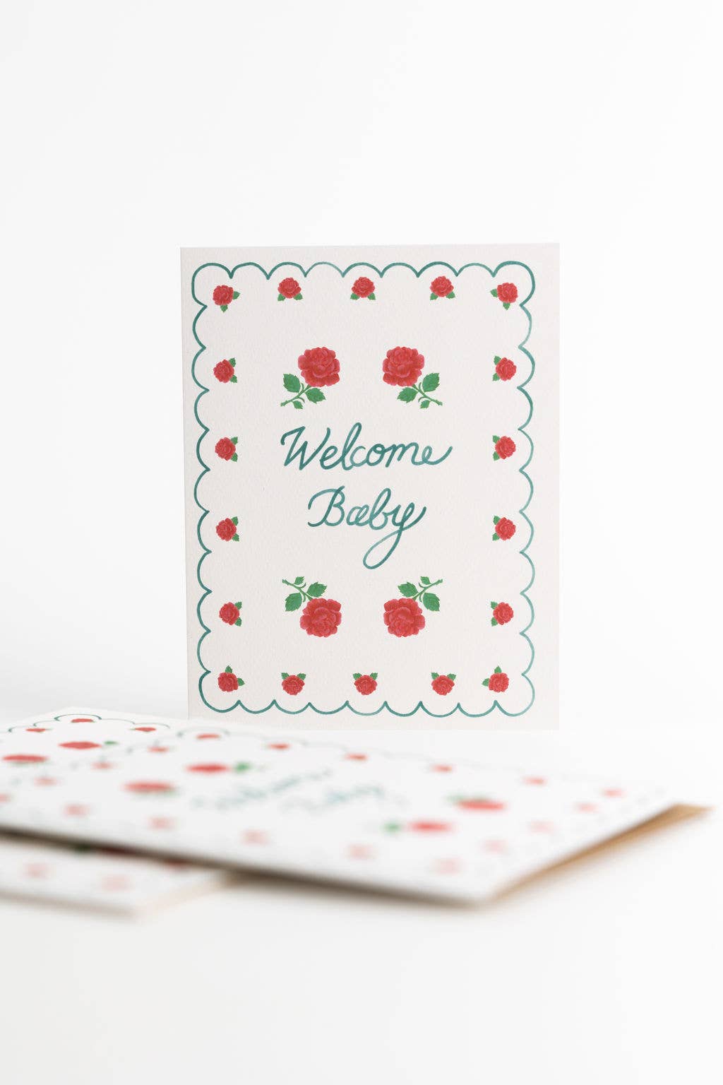 Rose Baby Card