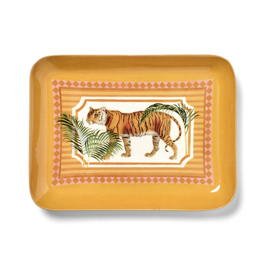 Enamel Trinket Tray | Tiger