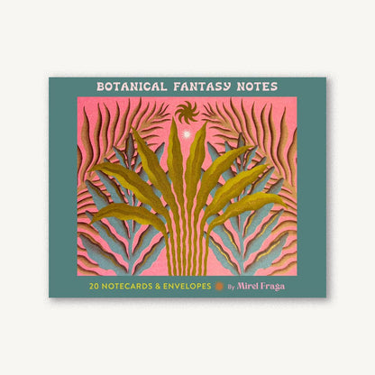 Botanical Fantasy Notes | 20 Cards + Envelopes