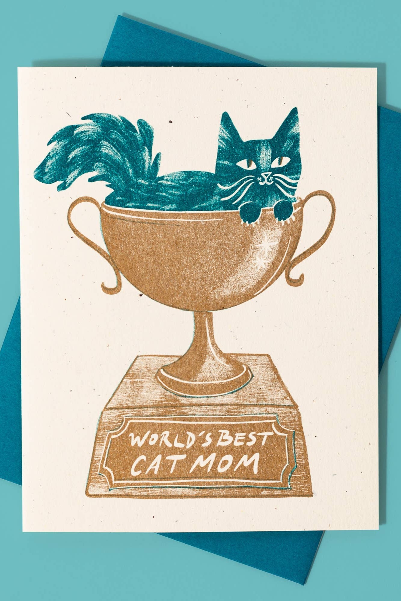 World's Best Cat Mom Card