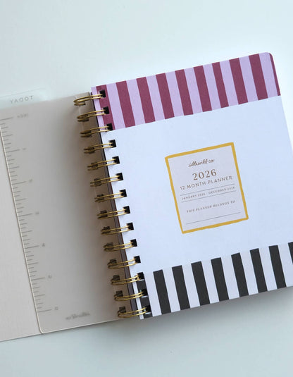 2026 Pocket Size Planner | Painted Stripes