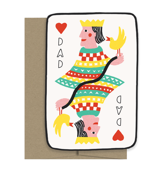 Father King Die Cut Card