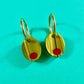 Olive Hoop Earrings