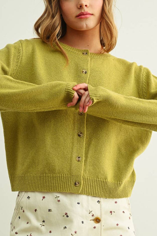 Met My Matcha Cardigan