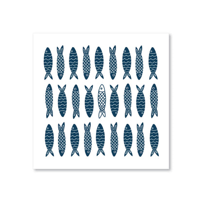 Sardine Pattern Art Print