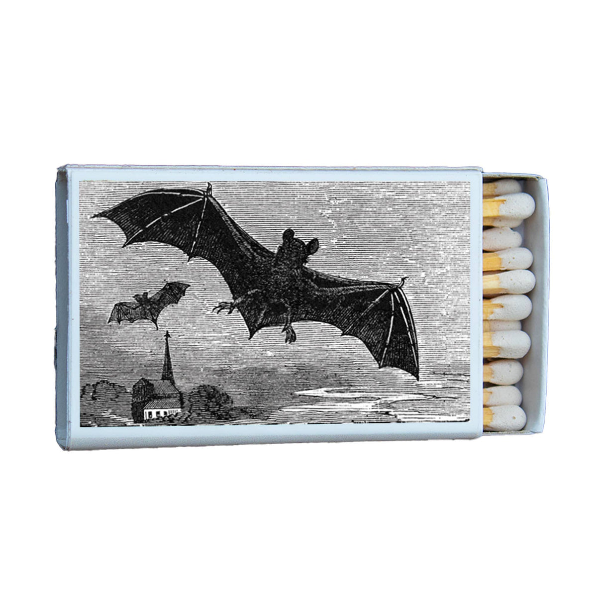 Bat Illustration Matchbook
