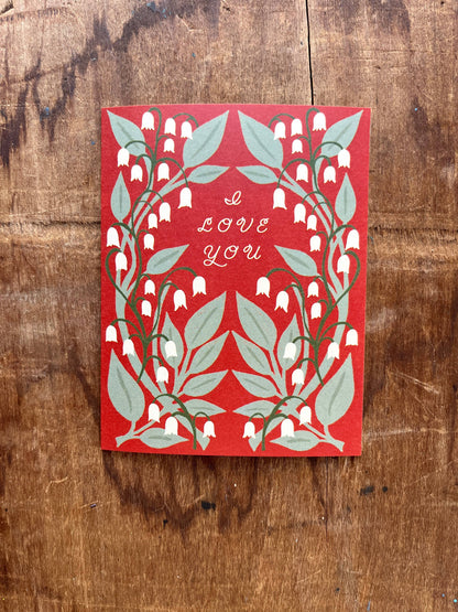 I Love You Vines Card