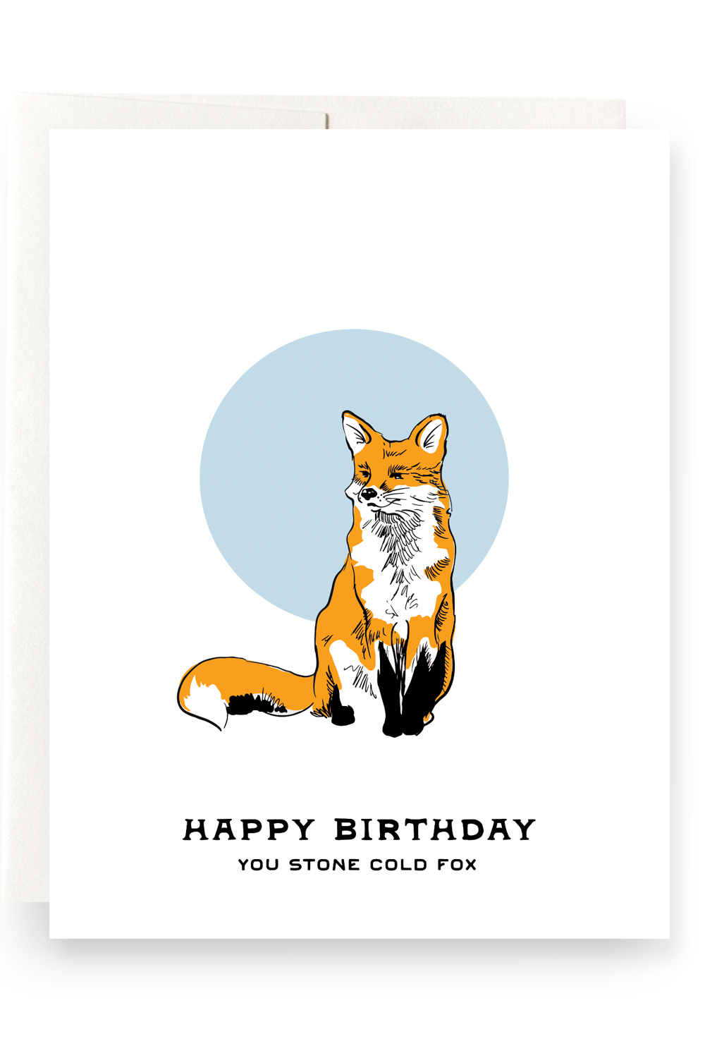 Fox Birthday Card