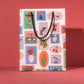 Stamp Print Gift Bag