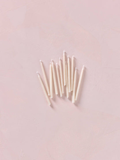 Beeswax Party Candles | Ivory