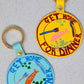 Get Home For Dinner Key Fob: Turquoise