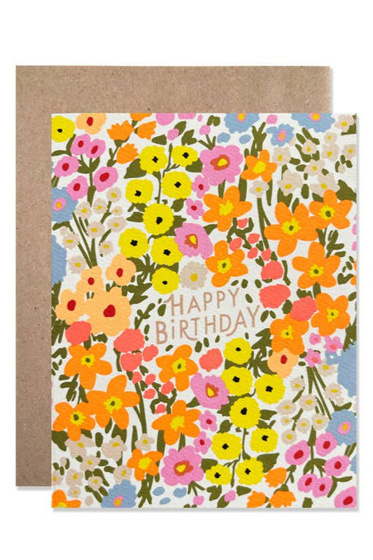 Anna's Garden Birthday Card