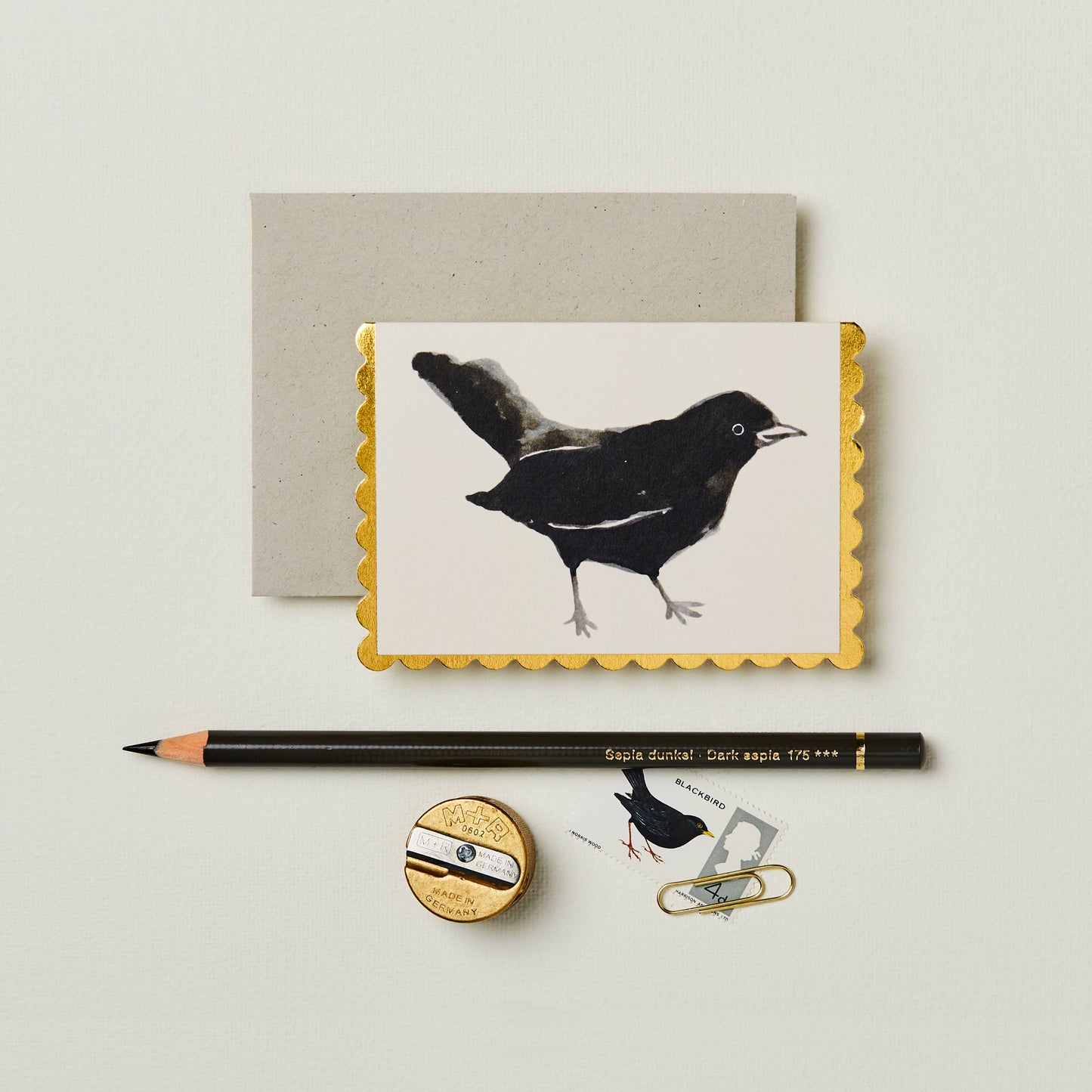 No. 5 Blackbird Mini Card