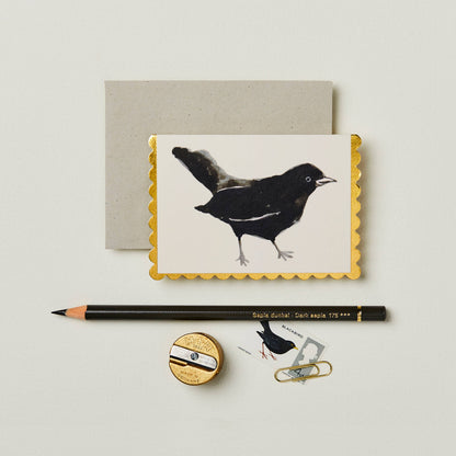 No. 5 Blackbird Mini Card
