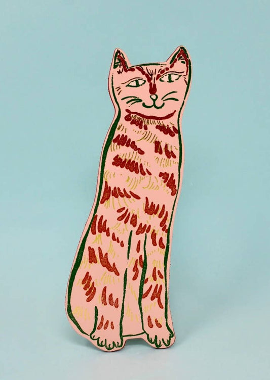 Cat Tails Bookmark | Pale Pink