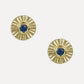 Sunburst Studs | Blue Sapphire