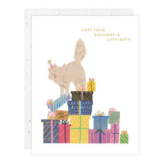 Purr-fect Presents Birthday Card