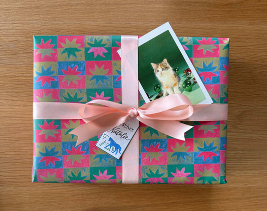 Star Wrapping Paper | Roll of 3 Sheets