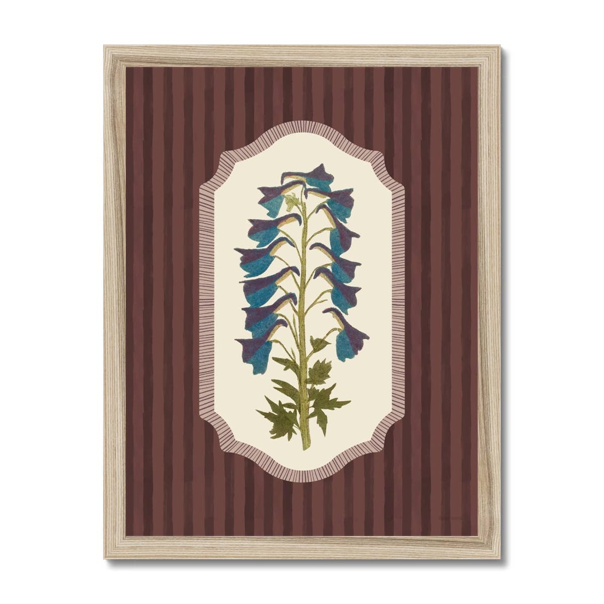 Delphinium Art Print | 11 x 14