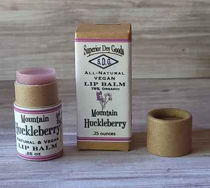 Mountain Huckleberry Lip Balm | Paperboard Tube