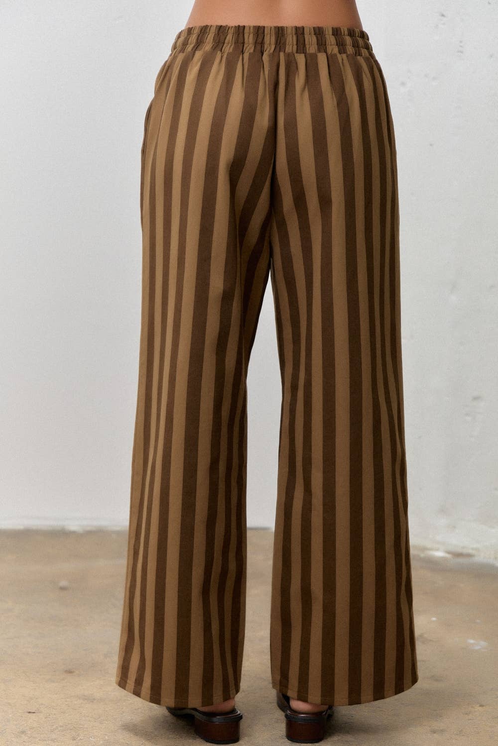 Brown + Mocha Stripe Pants
