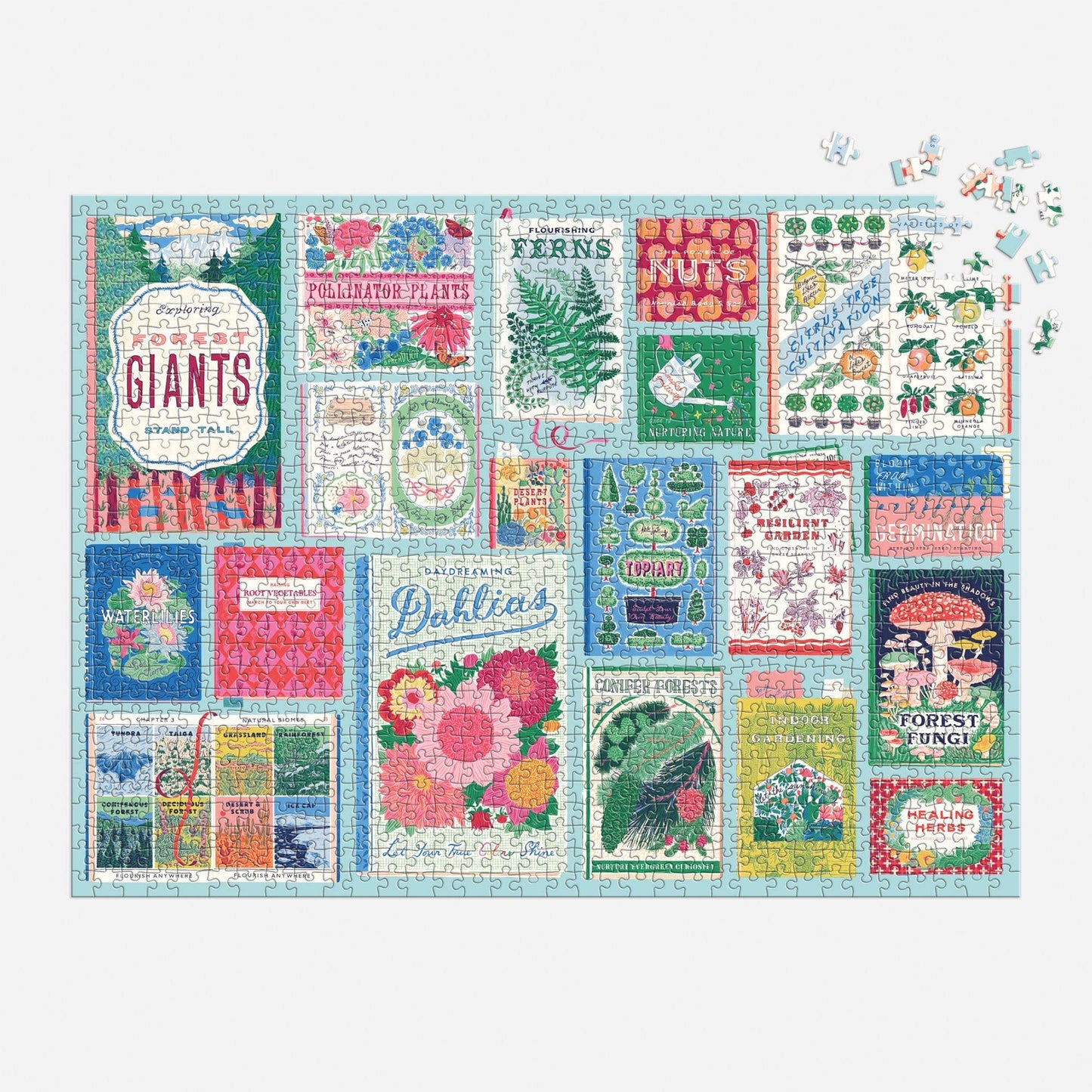 Ever Upward Botanist Bookshelf | 1000 Piece Puzzle
