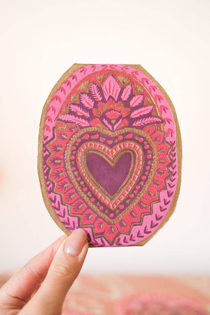 Heart of Feathers Greeting Card